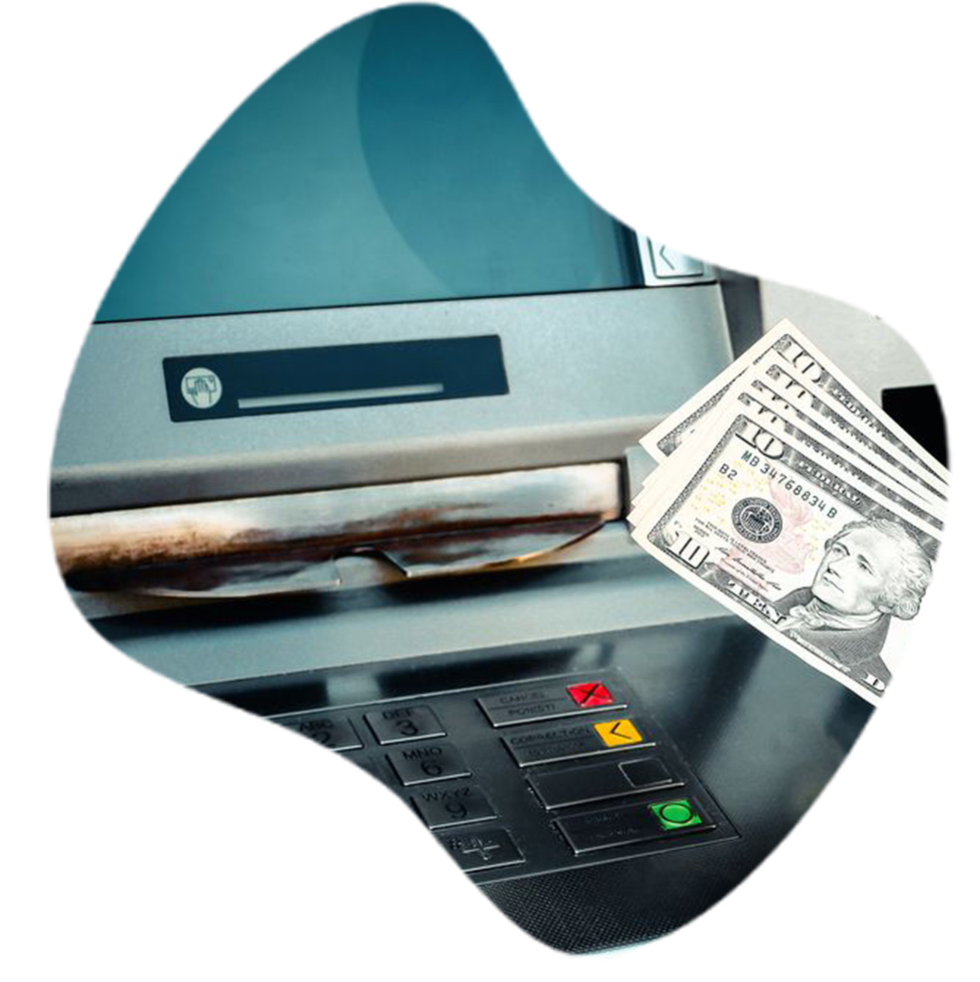 قسمت خدمات atm و pos